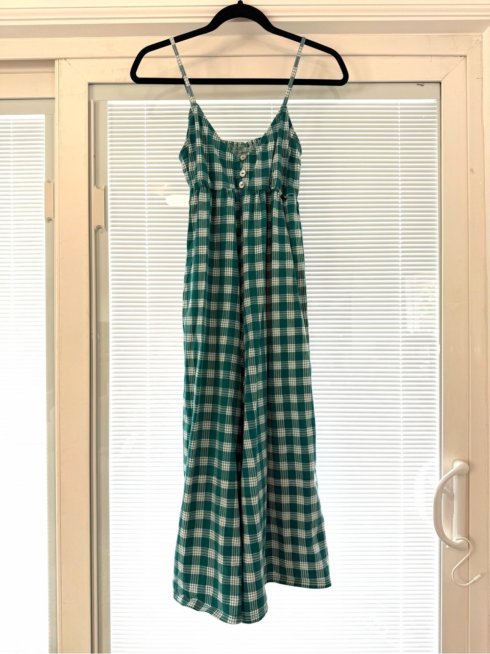 Ki-ele Kirra Jumpsuit in Teal Palaka Size XS